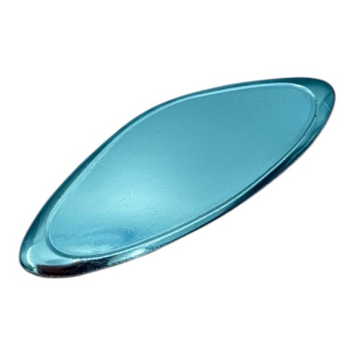Etichetta blu con - , cornice