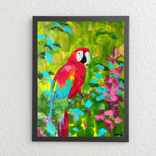 Quadro pappagallo - quadro,
