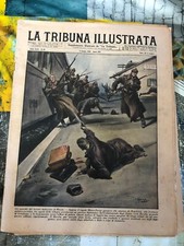 La Tribuna Illustrata 23 1938 Duce a Genova Splendida Fotografia alla Dominante