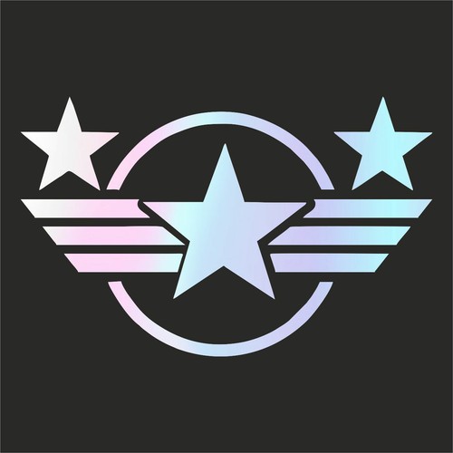 Adesivo stella militare - adesivo,
