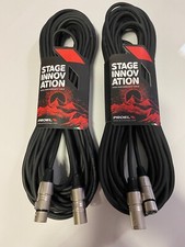 Cavo " STAGE INNOVATION "bilanciato  Audio con XLR-M/XLR-F/ L20mt. 02pcs Proel