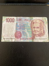 BANCONOTA MILLE 1000 LIRE
