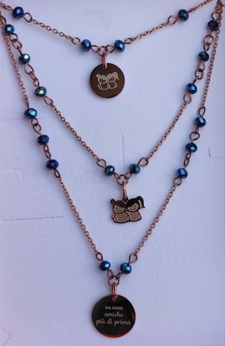 Collana amiche donna cristalli - donna,