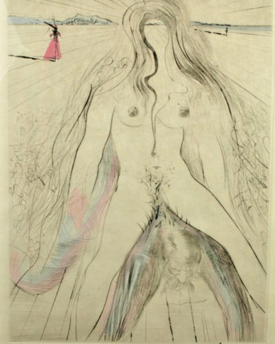 Salvador dali incisione - salvador,