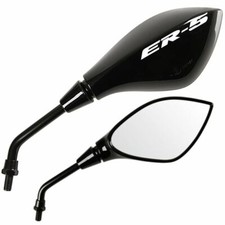 SPECCHI SPECCHIETTI MANUBRIO LIMITS LOGO BIANCO KAWASAKI ER-5 500 ER5 ER 5