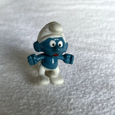 Puffi Olimpici 1983 Puffo Trampoliere Peyo Kinder Ferrero Originale Raro