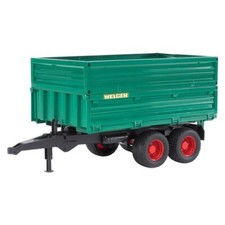 Bruder Rimorchio con Ribaltabile scala 1:16 Verde 2010