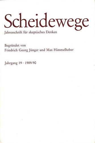 Scheidewege jahrgang - jahrgang,