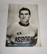 Alfredo Sabbadin squadra Asborno sapone cartolina  pubblicità ciclismo anni 60