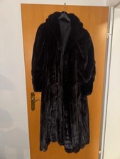Cappotto visone nero elegante