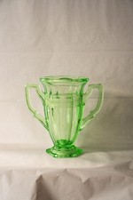 Large Uralin Glass Vase Early