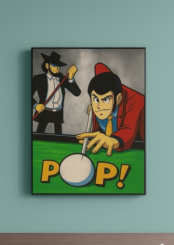Quadro lupin jighen - quadro, e