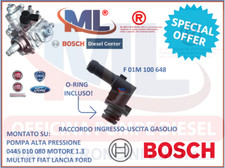 RACCORDO F01M100648 PER POMPA 0445010080 BOSCH FIAT 1.3 MULTIJET 500 PUNTO PANDA