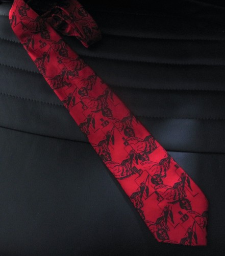 Cravatta collo rosso - , vintage