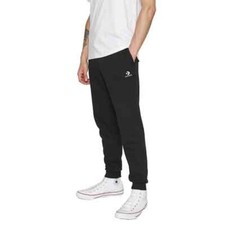 Pantaloni uomo garzati Converse 10023873-A01-001 nero-bianco