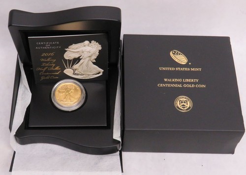 2016 gold walking liberty - 2016,