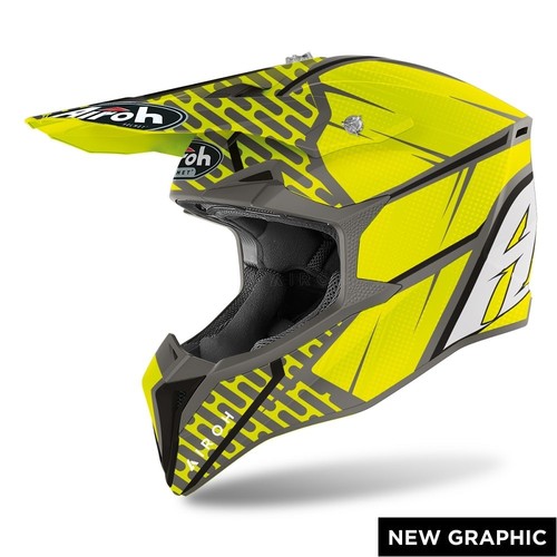 Casco cross airoh wraap idol - casco,