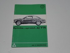 ALFA ROMEO GIULIA SPRINT GTA