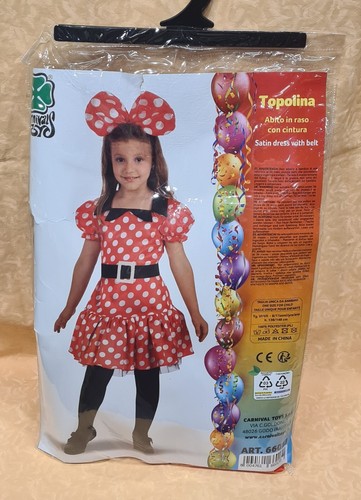 Costume carnevale topolina - carnevale,