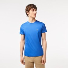 T-shirt Uomo Manica Corta Lacoste Regular Fit TH2038 KXB Bleu