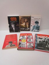 LOTTO  6 LIBRI SU TOTO + 1 DVD UOMINI O CAPORALI TOTO VENIA O NOI CON QUE-FR-E22