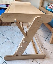 Scrivania Montessori Regolabile in Legno Massello