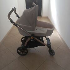 Duo navicella e passeggino Peg Perego in ottime condizioni con bassinet Stand