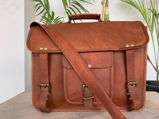 Valigetta uomo tracolla borsa vintage pelle messenger laptop design a tracolla