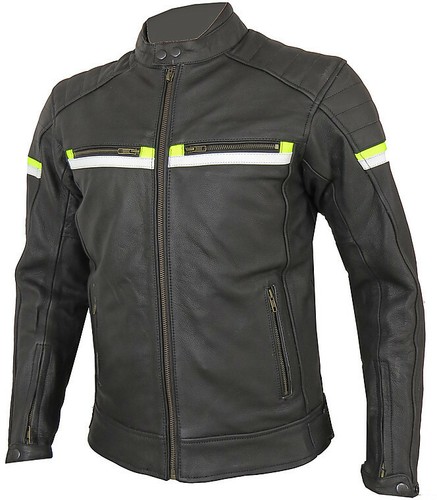 Giubbotto moto pelle da - giubbotto, in
