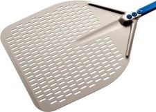 Pala Pizza Forata Azzurra 33x33 cm  Alluminio GiMetal | Forno Pizzeria