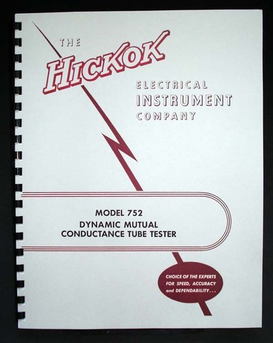 Hickok 752 tester per tubi - 752,