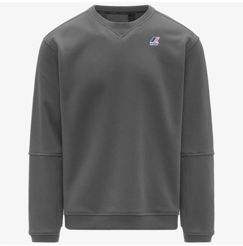 Kway felpa nael brushed grey - brushed,