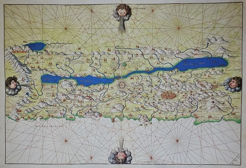 Battista agnese portolan atlas - agnese,