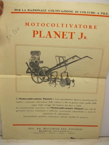 Anonimo motocoltivatore - anonimo,,