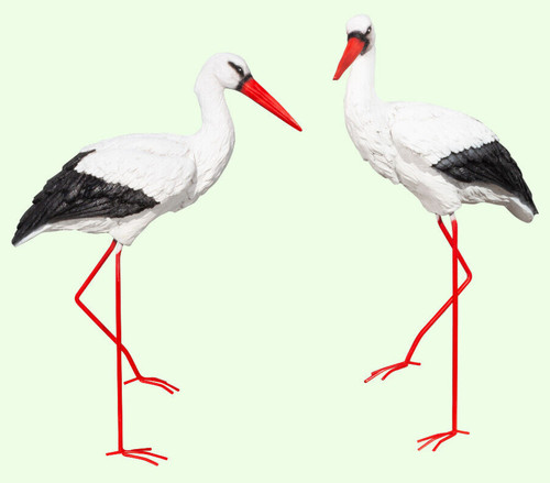 Coppia uccellini statua