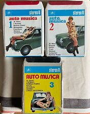 NOMADI Romina POWER | Raro LOTTO 3 MC STEREO 8 Sigillate AUTO MUSICA | 1971 PROG