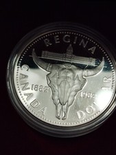 Moneta 1982 Canada 1 Dollaro Elisabetta II Argento TORO
