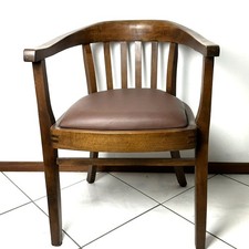 Sedia con braccioli Art Decò