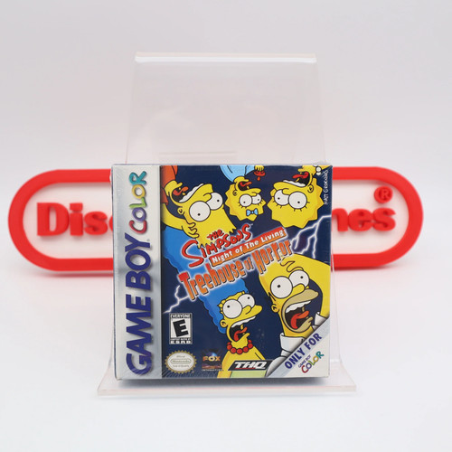 Game boy color simpsons - color, night
