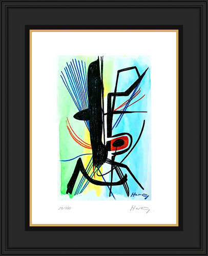 Hans hartung composizione - hans, hartung,