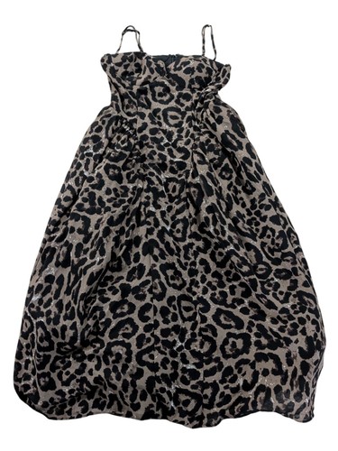 Maxi abito leopardato fashion - maxi,