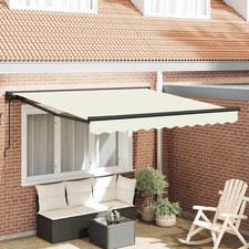 Tenda da Sole Retrattile solare esterno Ombra per Balcone Protettiva UV vidaXL