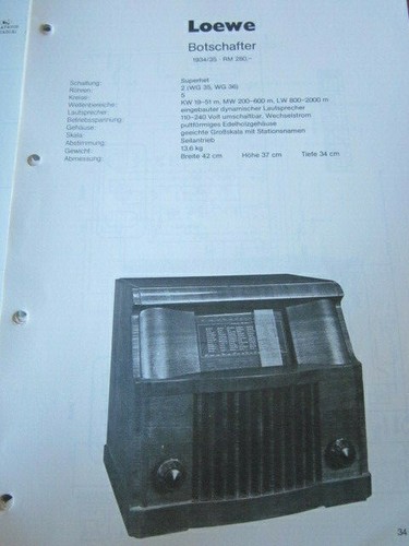 Schema elettrico radio loewe - elettrico,