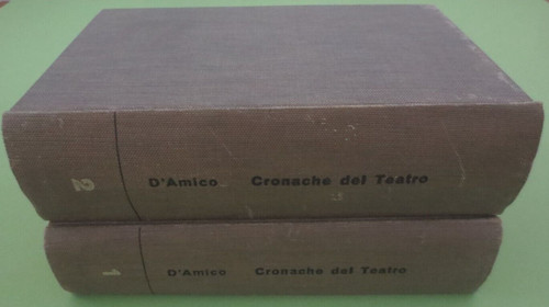 Silvio amico cronache - d'amico,