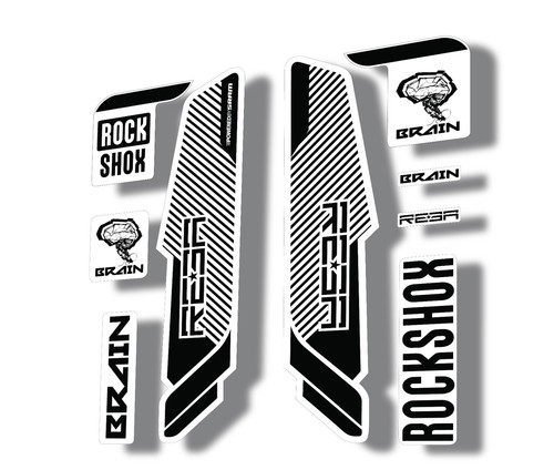 Adesivo rock shox - adesivo, reba