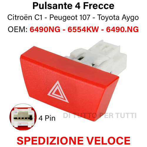 Interruttore pulsante frecce - 4,