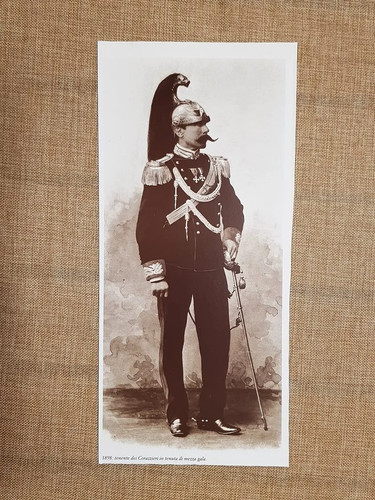 1898 tenente dei corazzieri - tenente,