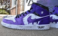 Goccia cartone animato viola