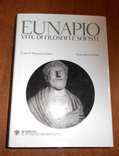EUNAPIO Vite di filosofi e sofisti Bompiani Testo greco a fronte 2007