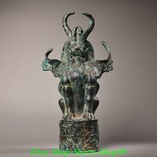 Statua testa di bestia buoi